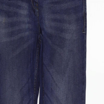 Womens UK Size 32 in blue motion Regular Fit Straight Blue Jeans