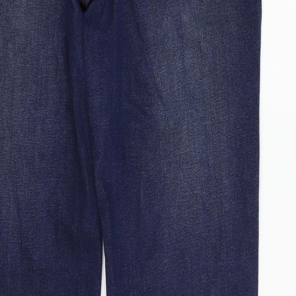 Womens UK Size 32 in blue motion Regular Fit Straight Blue Jeans