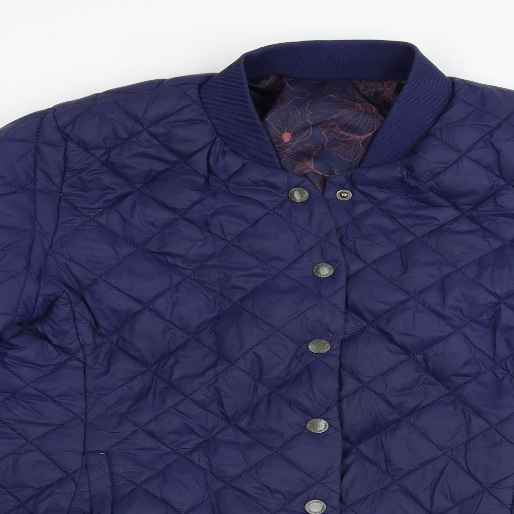 ESMARA Womens Blue   Jacket Coat Size 8  - washable mark on arm