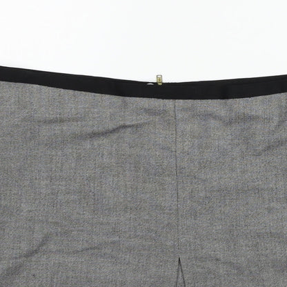 H&M Womens Grey   Flare Skirt Size 12