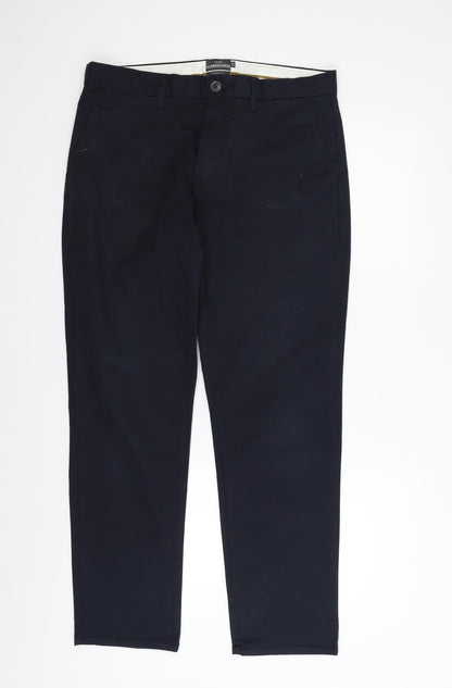 Womens UK Size 32 in NEXT Regular Fit  Blue Trousers