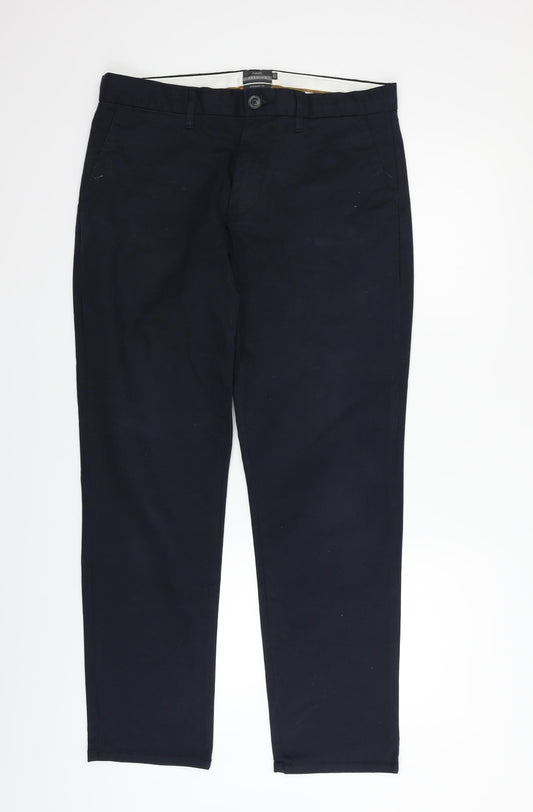 Womens UK Size 32 in NEXT Regular Fit  Blue Trousers