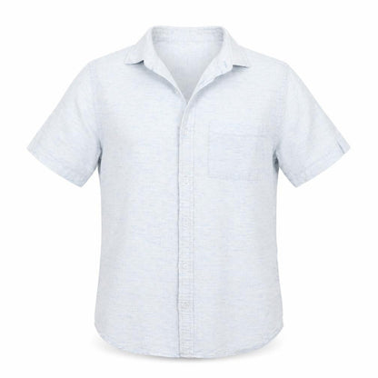 Mens UK Size XS New Look Blue  Button-Up Short Sleeve Casual Shirt