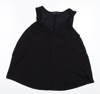 Womens UK Size 12 Marks and Spencer Black Basic Blouse