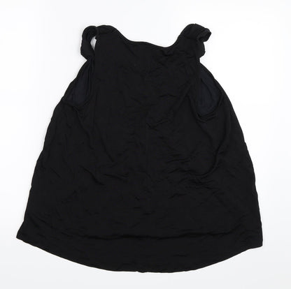 Womens UK Size 12 Marks and Spencer Black Basic Blouse