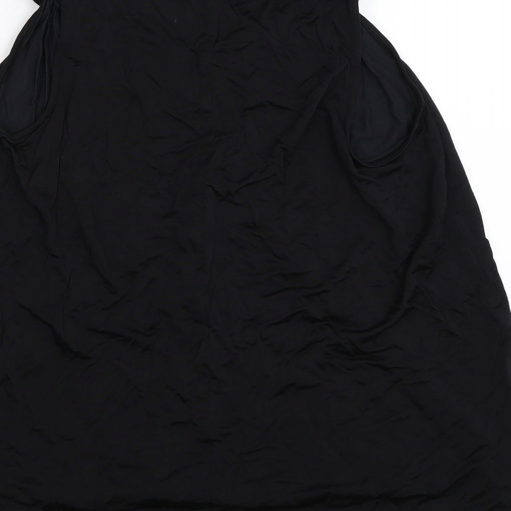 Womens UK Size 12 Marks and Spencer Black Basic Blouse
