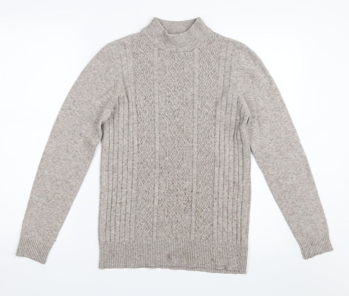 Additional front view of Casamia women’s beige jumper, size S