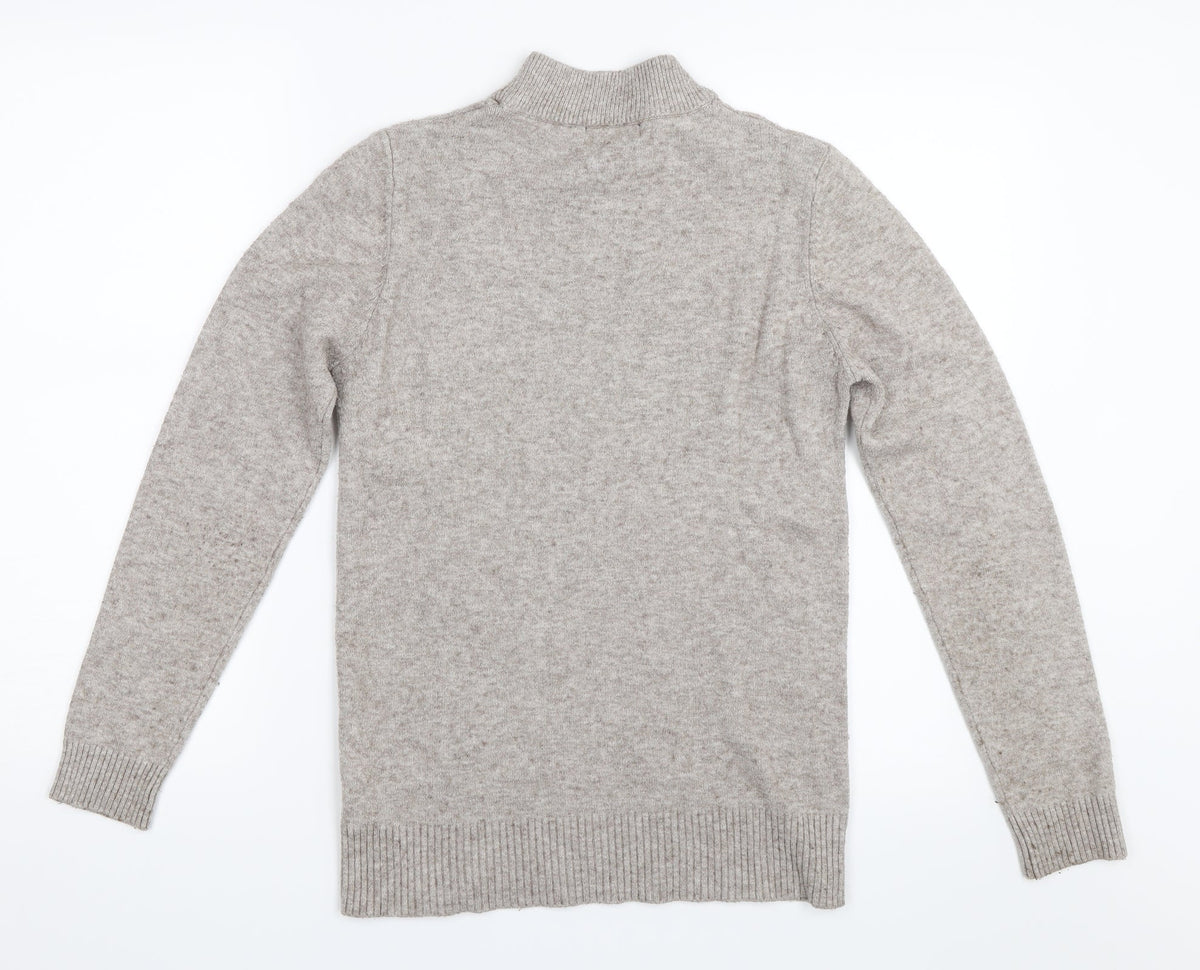 Back view of Casamia women’s beige jumper, size S