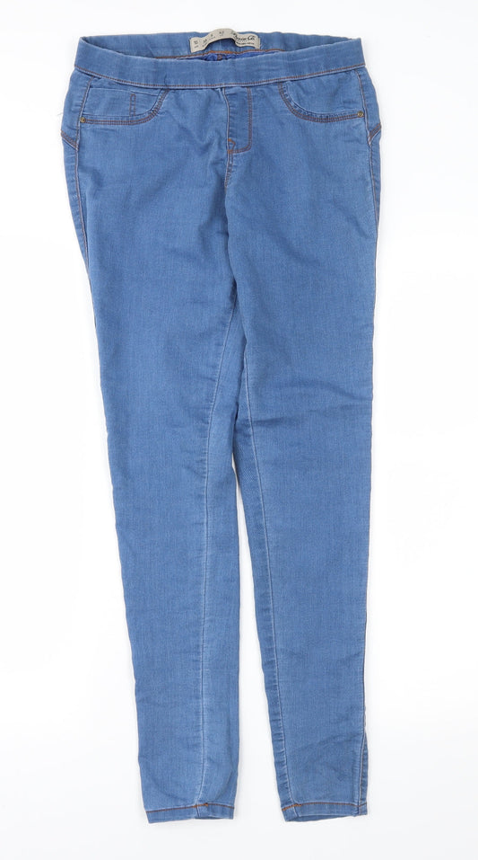 Denim & Co. Womens Blue  Denim Jegging Jeans Size 10 L27 in
