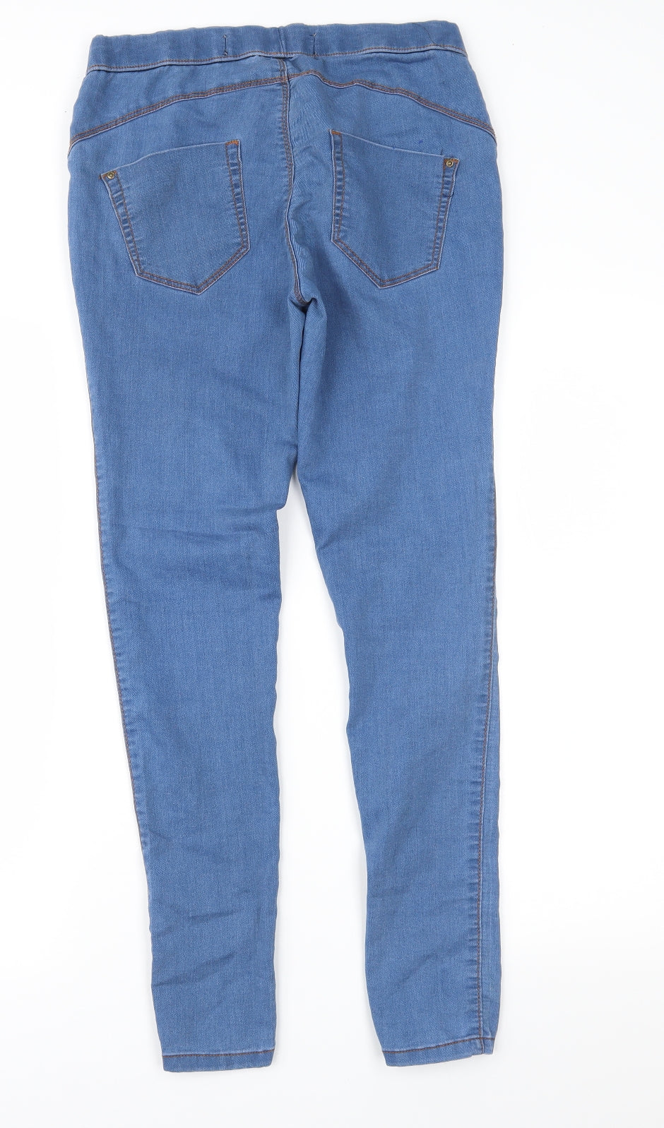 Denim & Co. Womens Blue  Denim Jegging Jeans Size 10 L27 in