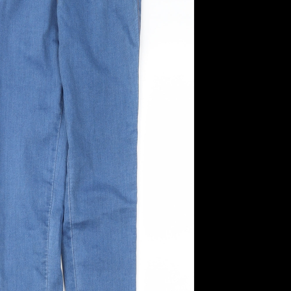 Denim & Co. Womens Blue  Denim Jegging Jeans Size 10 L27 in