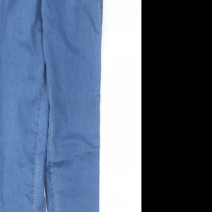 Denim & Co. Womens Blue  Denim Jegging Jeans Size 10 L27 in