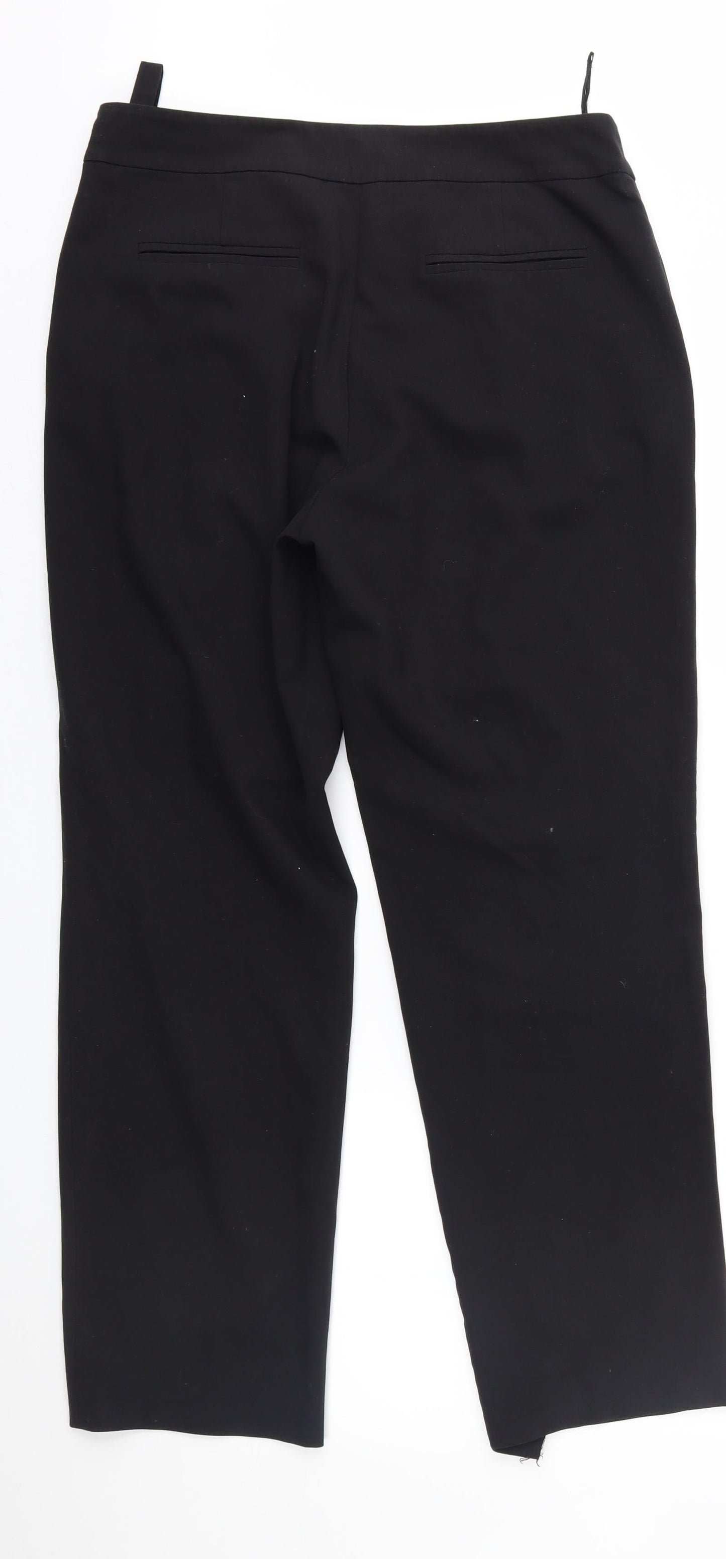 TU Womens Black   Trousers  Size 12 L28 in