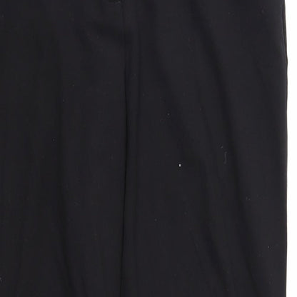 TU Womens Black   Trousers  Size 12 L28 in
