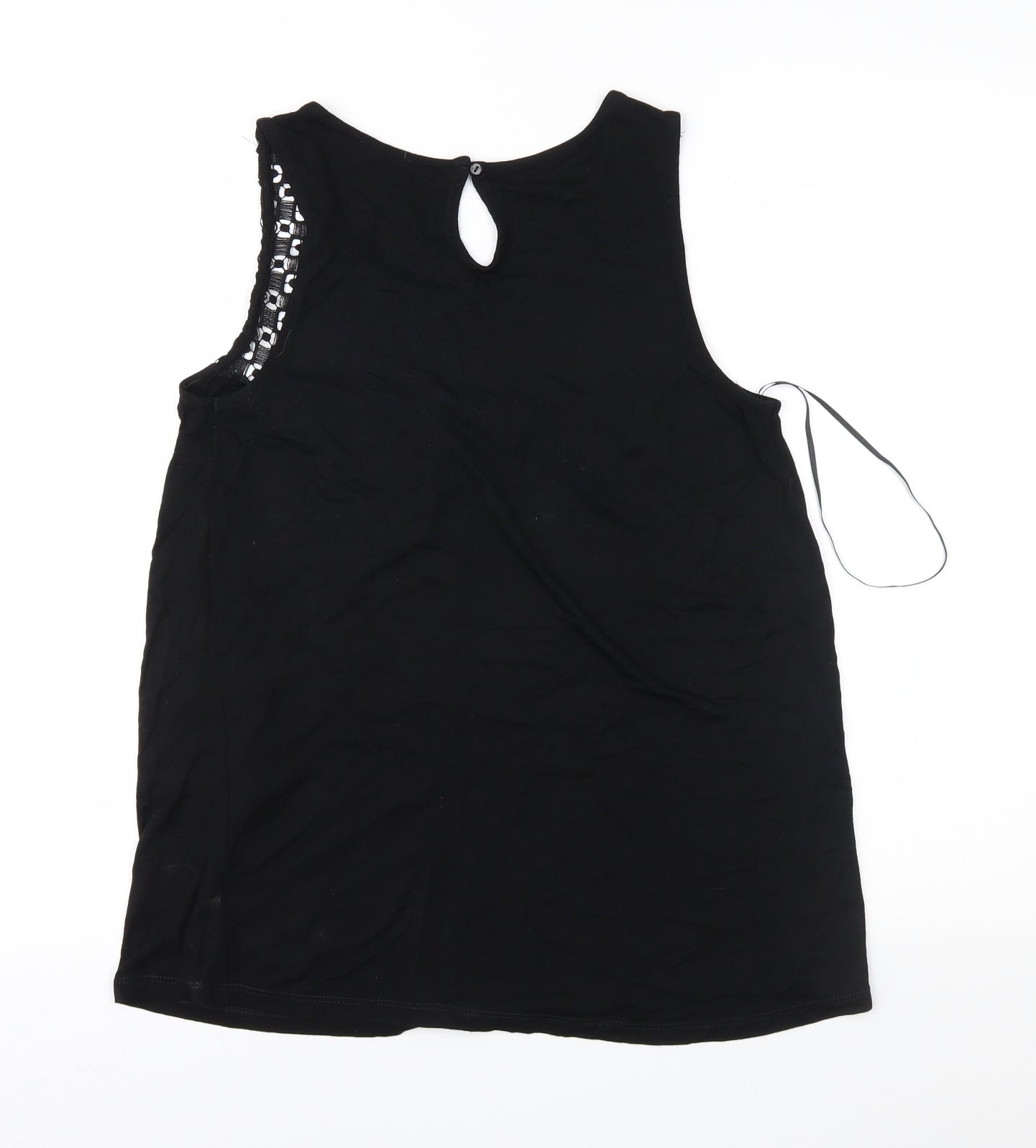 F&F Womens Black   Basic Blouse Size 8