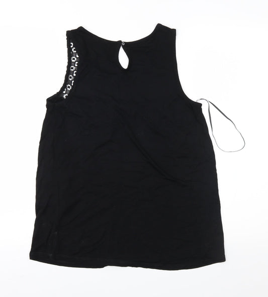 F&F Womens Black   Basic Blouse Size 8