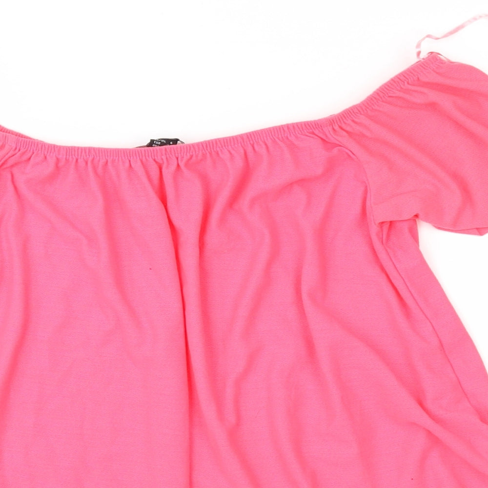 Womens UK Size 6 Atmosphere Pink Basic Blouse