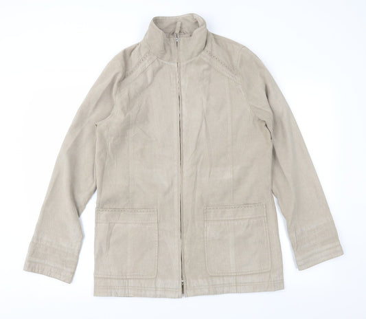 Womens UK Size 10 Debenhams Brown Jacket