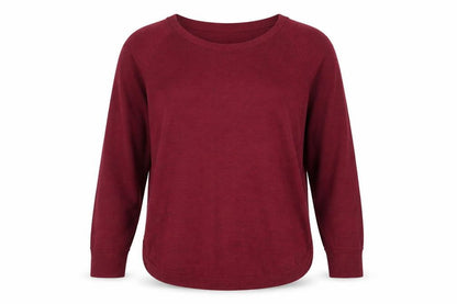 Front view of Gap women’s purple jumper, size M