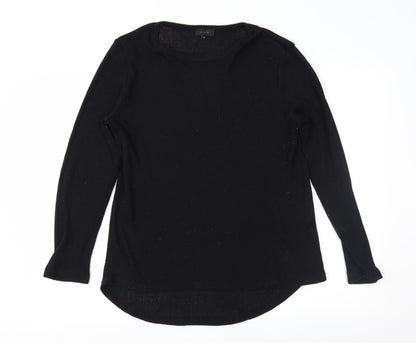 Additional front view of River Island women’s black jumper, size M
