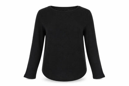 Front view of River Island women’s black jumper, size M