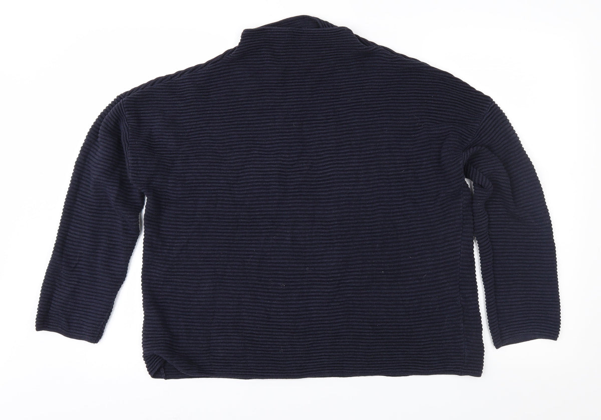 Additional front view of H&M women’s blue jumper, size M