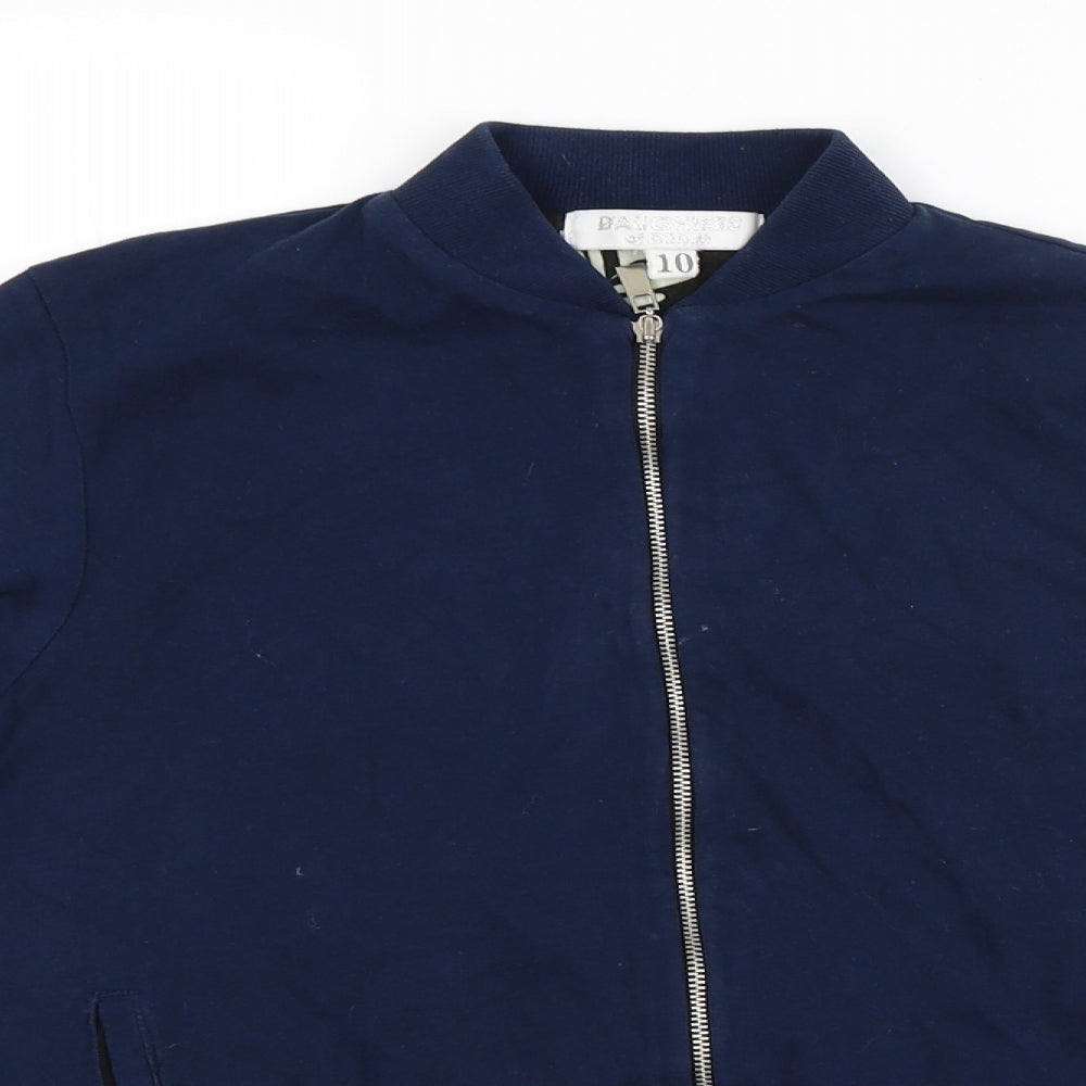Daughters of Denim Womens Blue   Full Zip Jumper Size 10