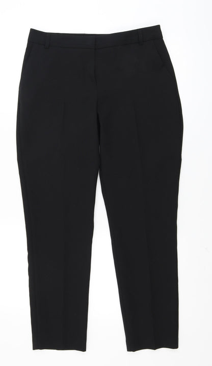 Peacocks Womens Black   Trouser Suit Suit Trousers Size 10 L26 in