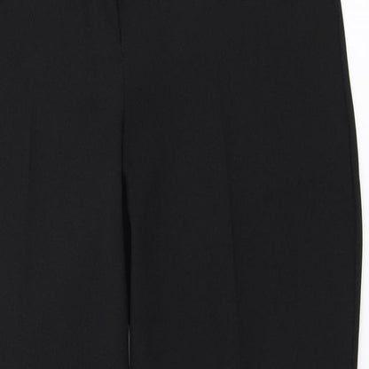 Peacocks Womens Black   Trouser Suit Suit Trousers Size 10 L26 in