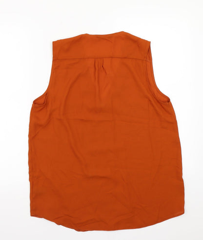 George Womens Brown   Basic Blouse Size 14