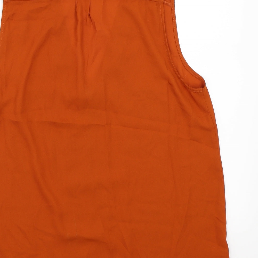 George Womens Brown   Basic Blouse Size 14