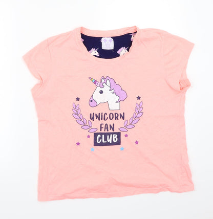 Womens UK Size L Love to lounge Pink Basic T-Shirt