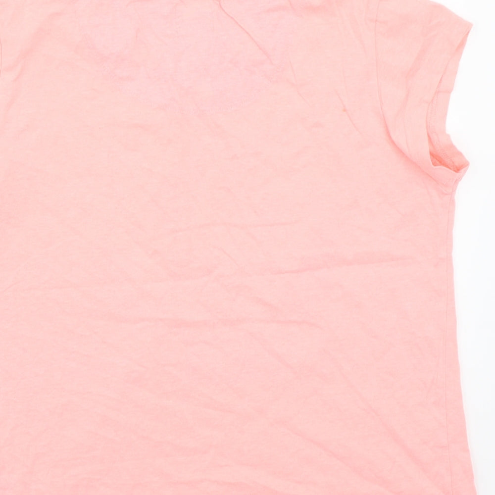 Womens UK Size L Love to lounge Pink Basic T-Shirt