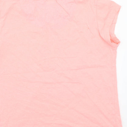 Womens UK Size L Love to lounge Pink Basic T-Shirt