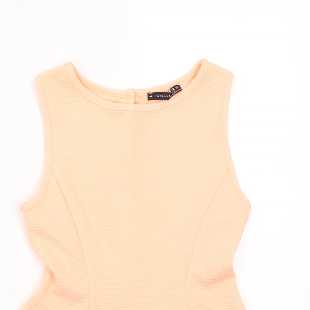 Primark Womens Orange   Basic T-Shirt Size 6