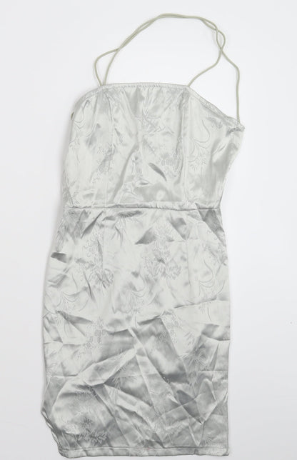 PRETTYLITTLETHING Womens Silver   Mini  Size 4