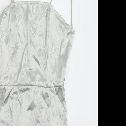 PRETTYLITTLETHING Womens Silver   Mini  Size 4