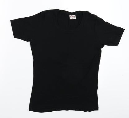 Foxy Womens Black   Basic T-Shirt Size M