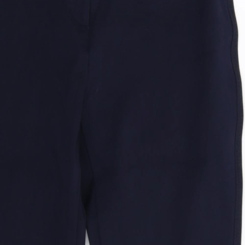 Womens UK Size 12 Marks and Spencer Regular Fit  Blue Trousers