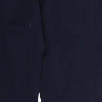 Womens UK Size 12 Marks and Spencer Regular Fit  Blue Trousers
