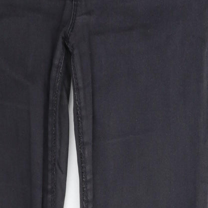 Dorothy Perkins Womens Grey  Denim Skinny Jeans Size 10 L29 in