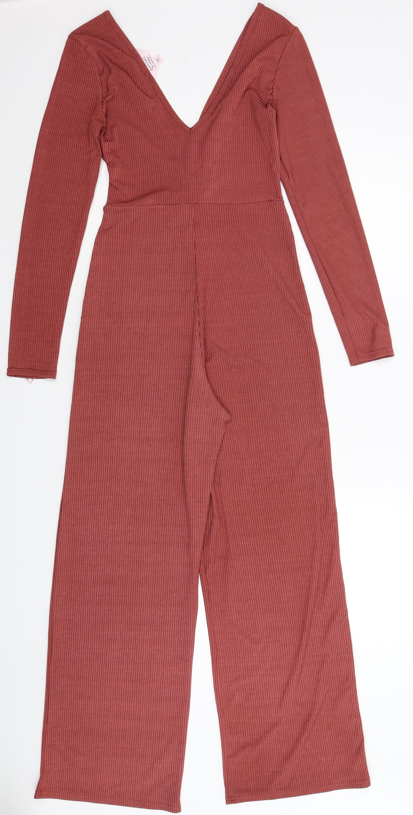 Miss Selfridge Womens Pink   Jumpsuit One-Piece Size 4 L27 in