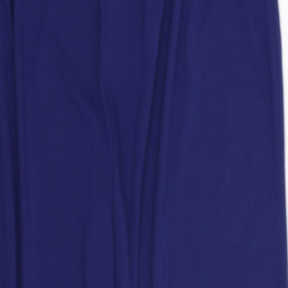 Anne De Lancay Womens Blue   Trousers  Size 14 L28 in