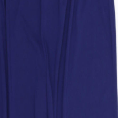Anne De Lancay Womens Blue   Trousers  Size 14 L28 in
