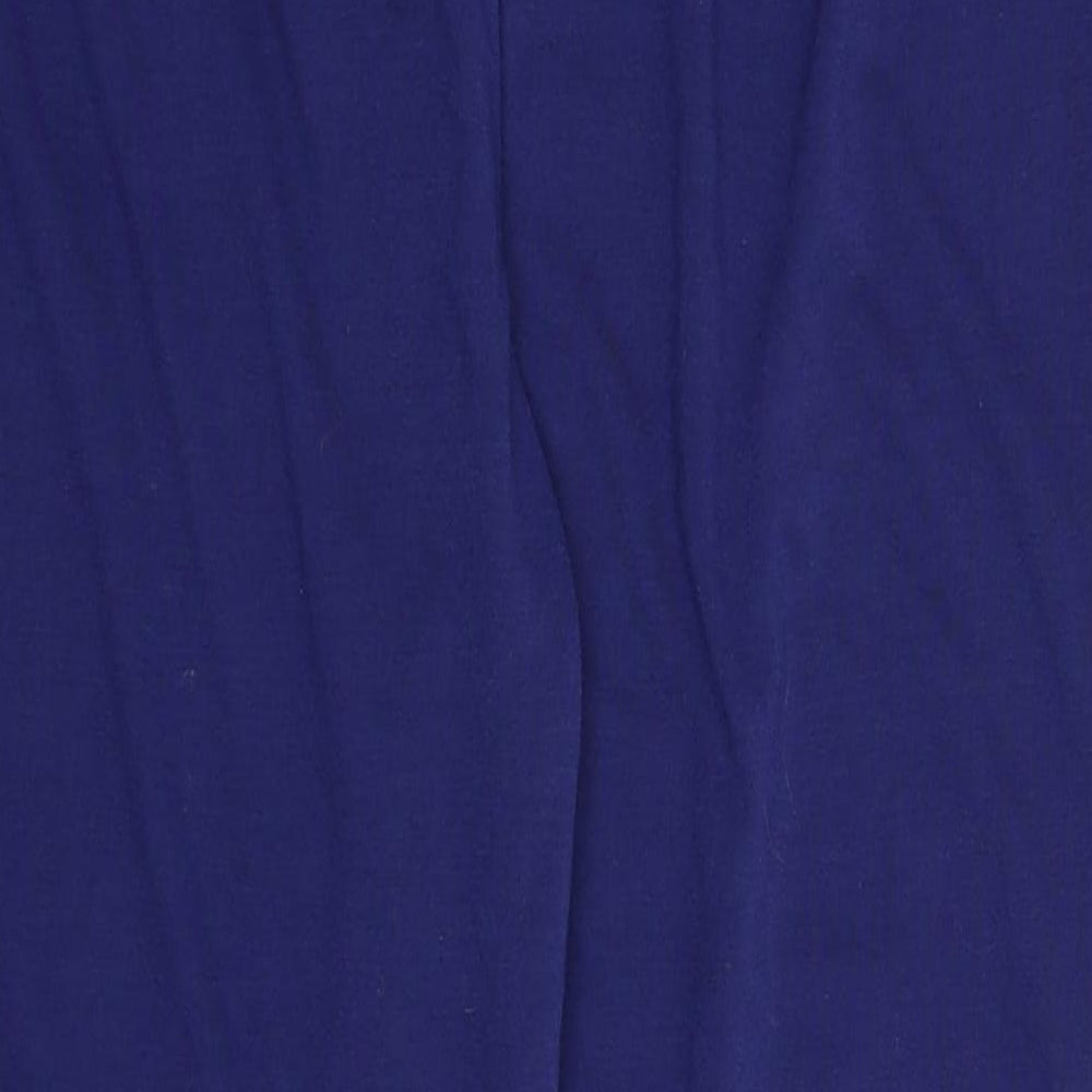 Anne De Lancay Womens Blue   Trousers  Size 14 L28 in