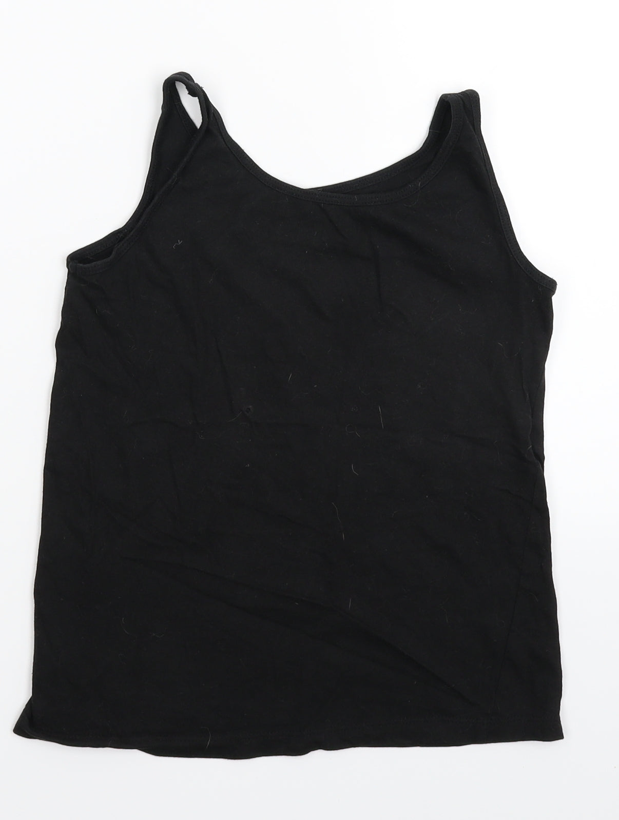 Primark Girls Black   Basic Tank Size 10-11 Years