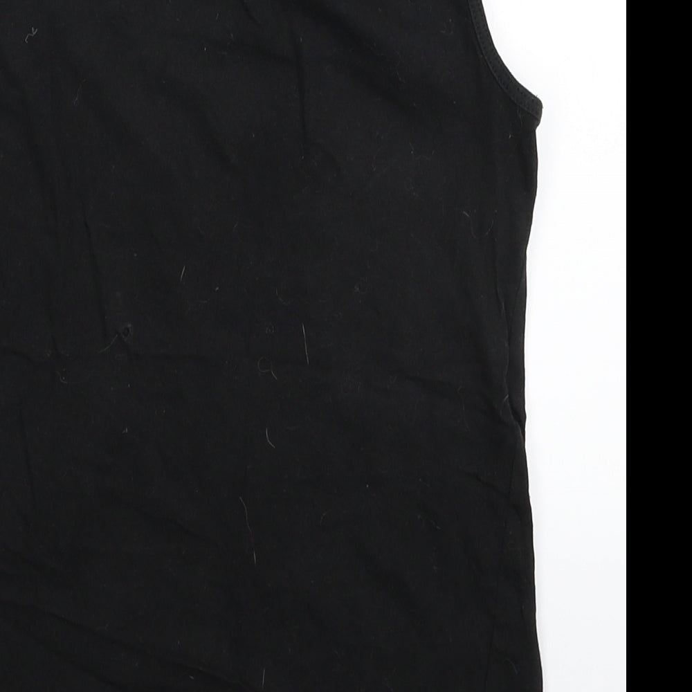 Primark Girls Black   Basic Tank Size 10-11 Years