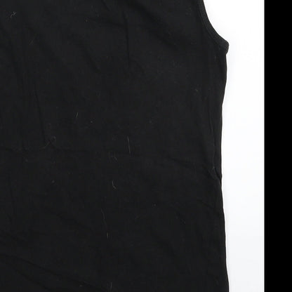 Primark Girls Black   Basic Tank Size 10-11 Years