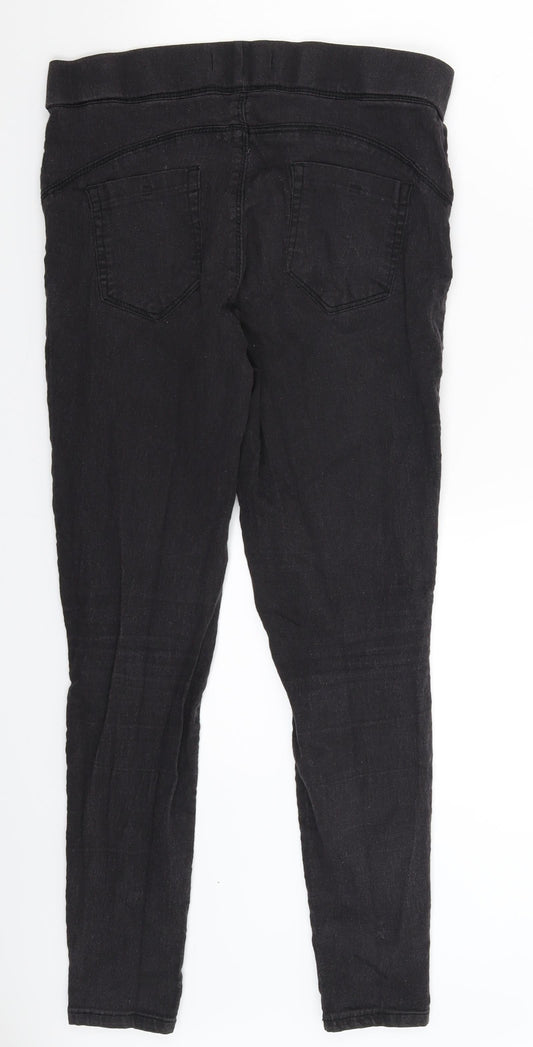 Denim Co Womens Black  Denim Jegging Jeans Size 12 L26 in