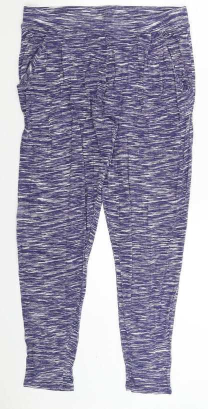 Womens UK Size 12 Atmosphere Extra-Slim Fit Jogger Blue Trousers